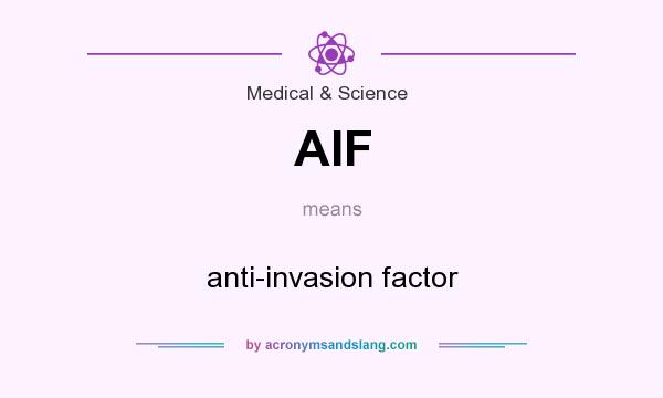 What does AIF mean? It stands for anti-invasion factor