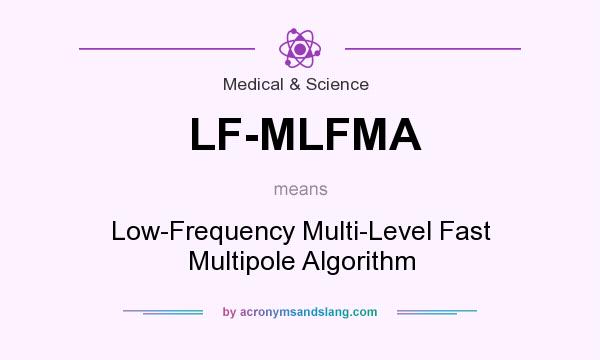 What does LF-MLFMA mean? It stands for Low-Frequency Multi-Level Fast Multipole Algorithm