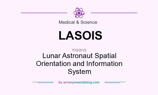 What does LASOIS mean? It stands for Lunar Astronaut Spatial Orientation and Information System
