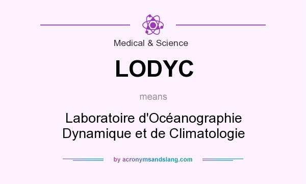 What does LODYC mean? It stands for Laboratoire d`Océanographie Dynamique et de Climatologie