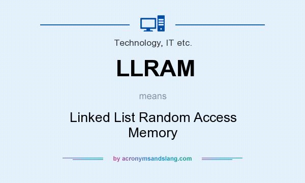 What does LLRAM mean? It stands for Linked List Random Access Memory