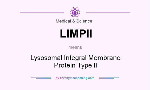 What does LIMPII mean? It stands for Lysosomal Integral Membrane Protein Type II