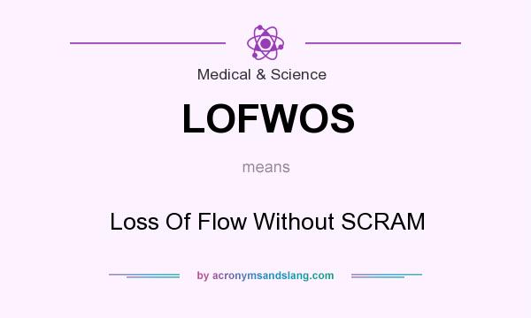 What does LOFWOS mean? It stands for Loss Of Flow Without SCRAM