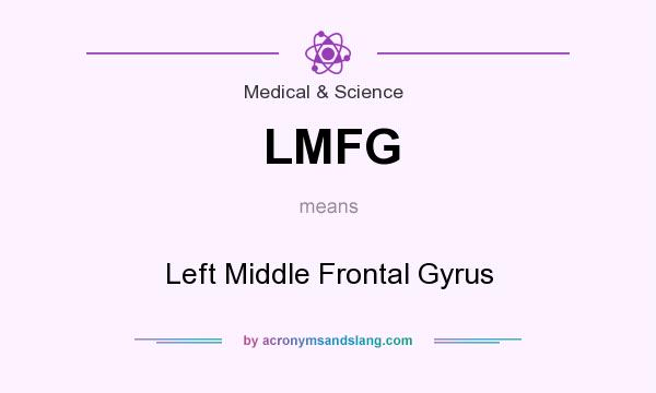 What does LMFG mean? It stands for Left Middle Frontal Gyrus