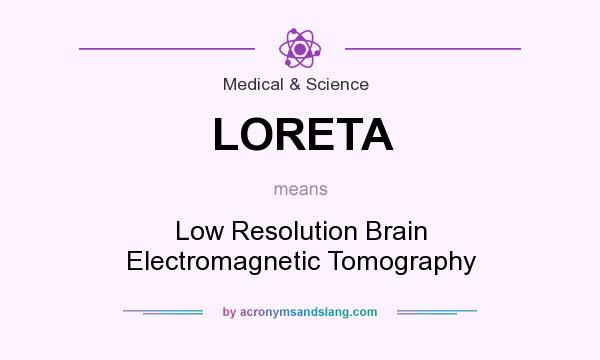 What does LORETA mean? It stands for Low Resolution Brain Electromagnetic Tomography