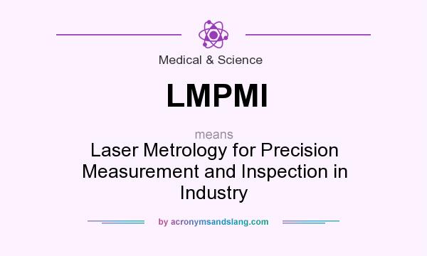 What does LMPMI mean? It stands for Laser Metrology for Precision Measurement and Inspection in Industry