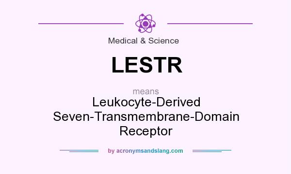 What does LESTR mean? It stands for Leukocyte-Derived Seven-Transmembrane-Domain Receptor