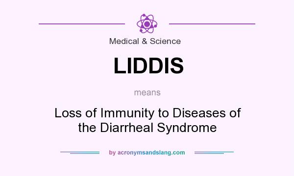 What does LIDDIS mean? It stands for Loss of Immunity to Diseases of the Diarrheal Syndrome