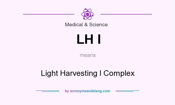 What does LH I mean? It stands for Light Harvesting I Complex