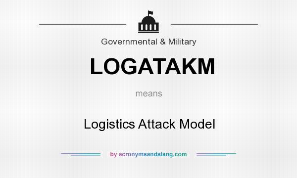 What does LOGATAKM mean? It stands for Logistics Attack Model
