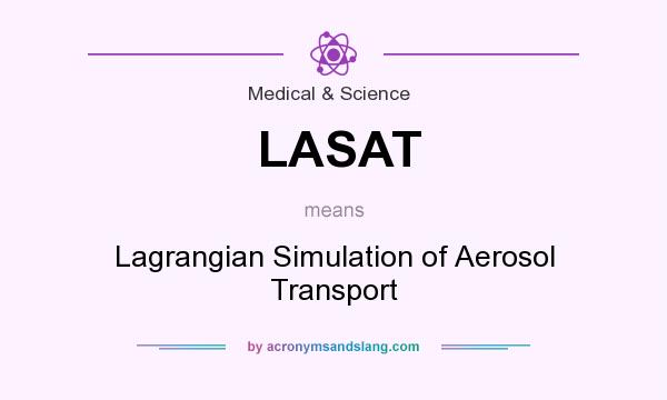 What does LASAT mean? It stands for Lagrangian Simulation of Aerosol Transport