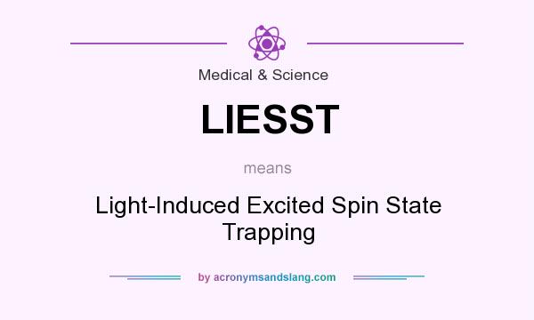 What does LIESST mean? It stands for Light-Induced Excited Spin State Trapping