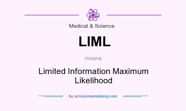 What does LIML mean? It stands for Limited Information Maximum Likelihood