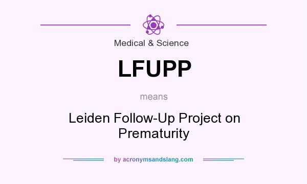 What does LFUPP mean? It stands for Leiden Follow-Up Project on Prematurity