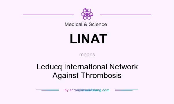 What does LINAT mean? It stands for Leducq International Network Against Thrombosis