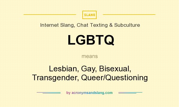 What does LGBTQ mean? It stands for Lesbian, Gay, Bisexual, Transgender, Queer/Questioning