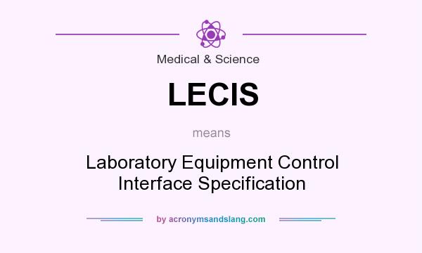 What does LECIS mean? It stands for Laboratory Equipment Control Interface Specification