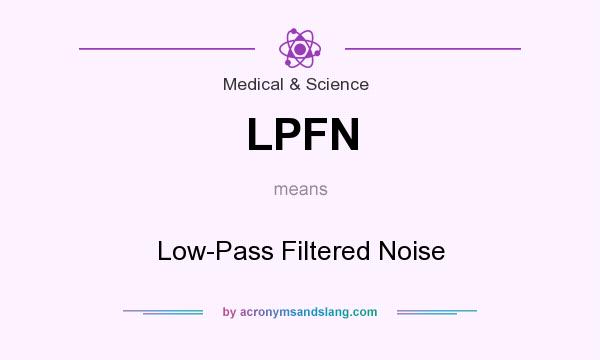 What does LPFN mean? It stands for Low-Pass Filtered Noise