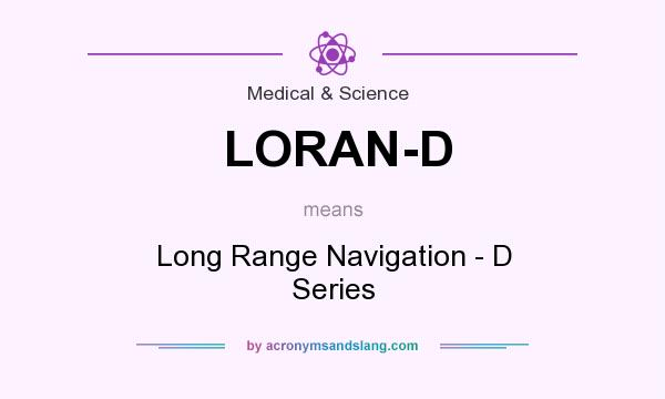 What does LORAN-D mean? It stands for Long Range Navigation - D Series