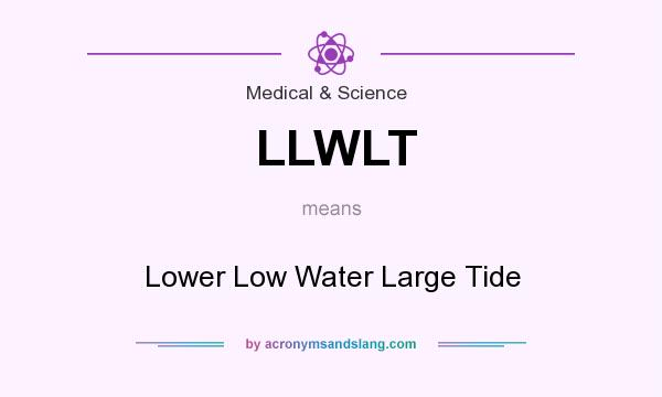 What does LLWLT mean? It stands for Lower Low Water Large Tide
