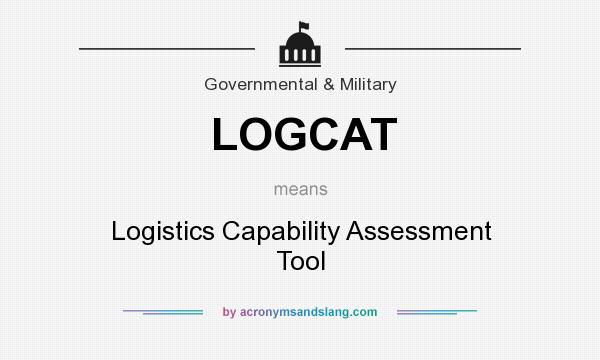 What does LOGCAT mean? It stands for Logistics Capability Assessment Tool