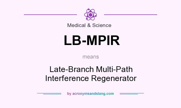 What does LB-MPIR mean? It stands for Late-Branch Multi-Path Interference Regenerator