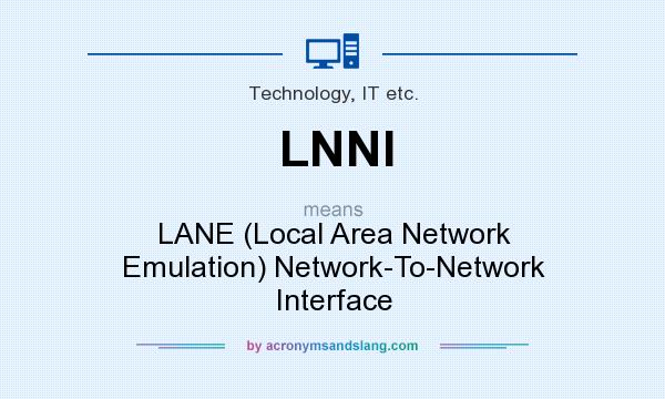 What does LNNI mean? It stands for LANE (Local Area Network Emulation) Network-To-Network Interface