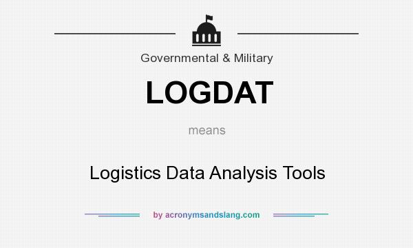 What does LOGDAT mean? It stands for Logistics Data Analysis Tools