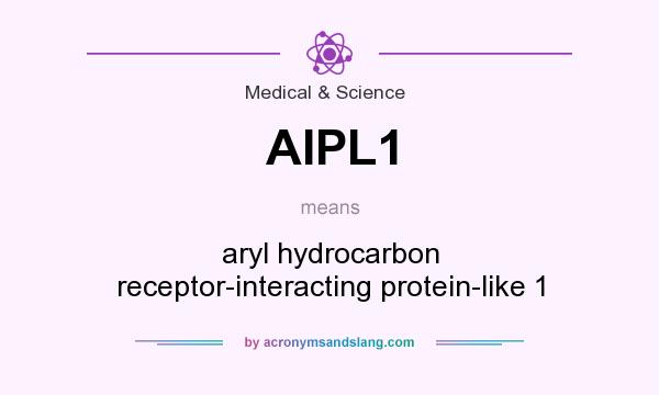 What does AIPL1 mean? It stands for aryl hydrocarbon receptor-interacting protein-like 1