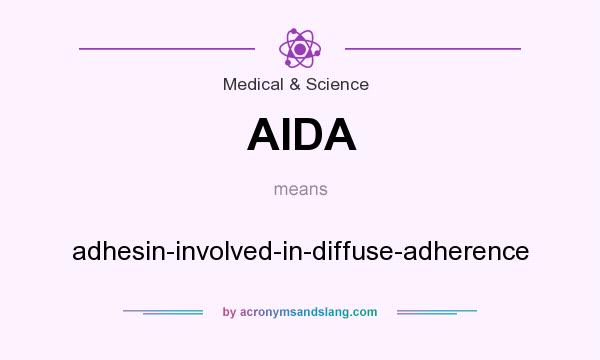 What does AIDA mean? It stands for adhesin-involved-in-diffuse-adherence