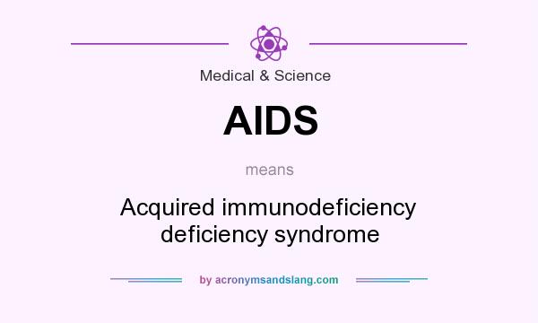 What does AIDS mean? It stands for Acquired immunodeficiency deficiency syndrome