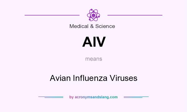 What does AIV mean? It stands for Avian Influenza Viruses
