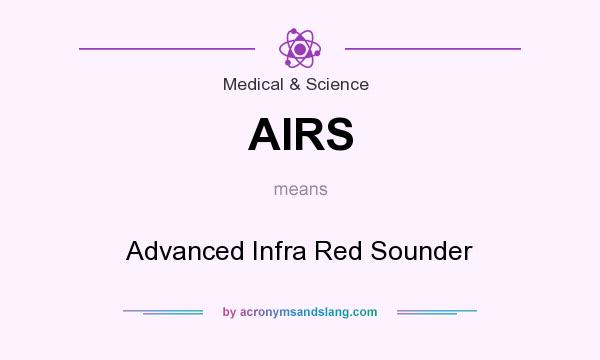 What does AIRS mean? It stands for Advanced Infra Red Sounder