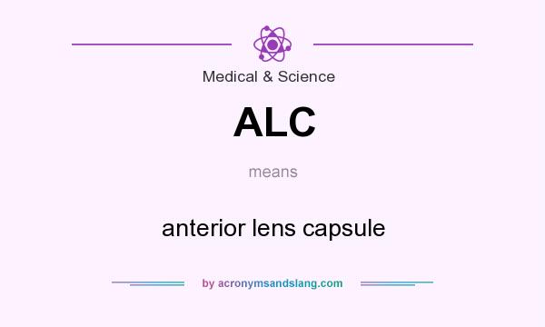 What does ALC mean? It stands for anterior lens capsule