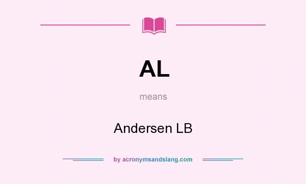 What does AL mean? It stands for Andersen LB