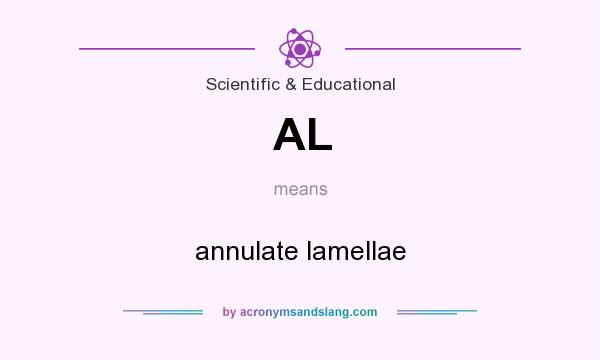 What does AL mean? It stands for annulate lamellae
