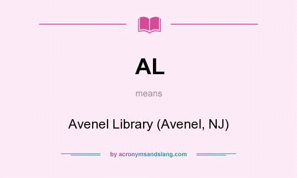 What does AL mean? It stands for Avenel Library (Avenel, NJ)