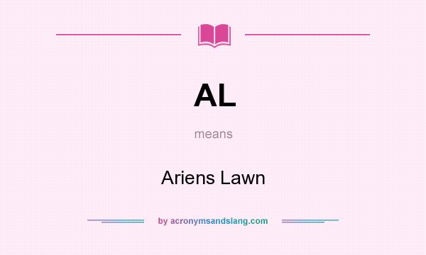 What does AL mean? It stands for Ariens Lawn