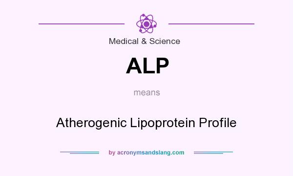 What does ALP mean? It stands for Atherogenic Lipoprotein Profile