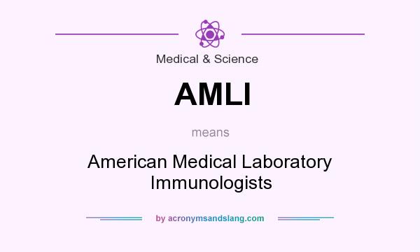 What does AMLI mean? It stands for American Medical Laboratory Immunologists