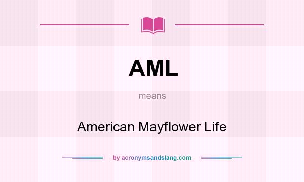 What does AML mean? It stands for American Mayflower Life