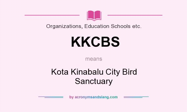 What does KKCBS mean? It stands for Kota Kinabalu City Bird Sanctuary
