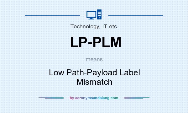 What does LP-PLM mean? It stands for Low Path-Payload Label Mismatch