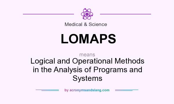 What does LOMAPS mean? It stands for Logical and Operational Methods in the Analysis of Programs and Systems