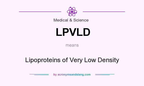 What does LPVLD mean? It stands for Lipoproteins of Very Low Density