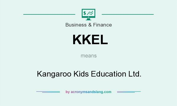 What does KKEL mean? It stands for Kangaroo Kids Education Ltd.