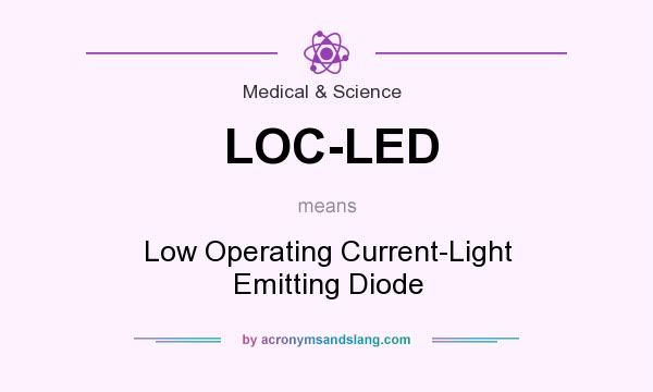What does LOC-LED mean? It stands for Low Operating Current-Light Emitting Diode