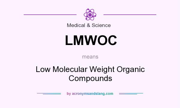 What does LMWOC mean? It stands for Low Molecular Weight Organic Compounds