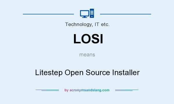 What does LOSI mean? It stands for Litestep Open Source Installer