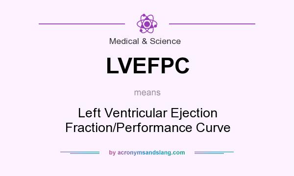 What does LVEFPC mean? It stands for Left Ventricular Ejection Fraction/Performance Curve